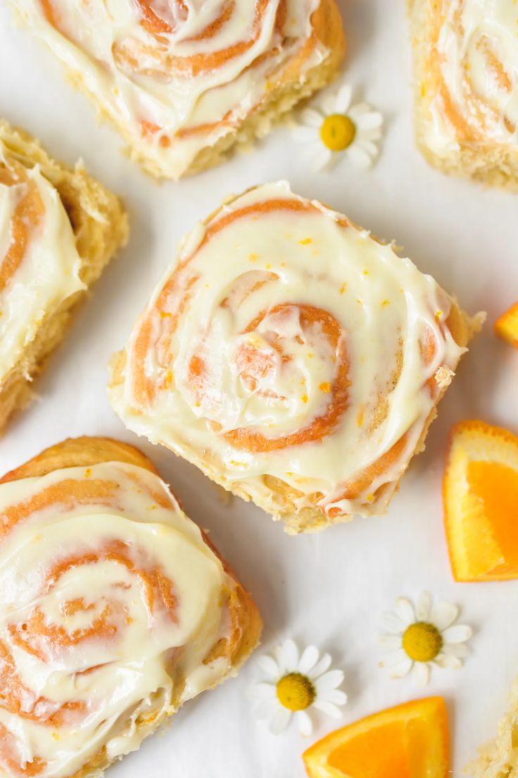 Rollo de naranja y canela