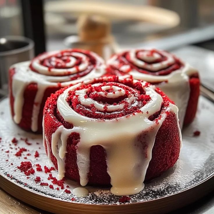 Rollo de canela Red Velvet